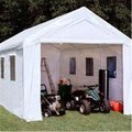 Perfectpatio 10 x 20 ft. Hercules Snow Load with Enclosure Kit - 8 Leg Canopy, White PE440344